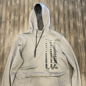 5 ⭐️ Under Armour Grey Hooded Sweatshirt